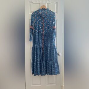 Free People maxi dress Cotton size XS